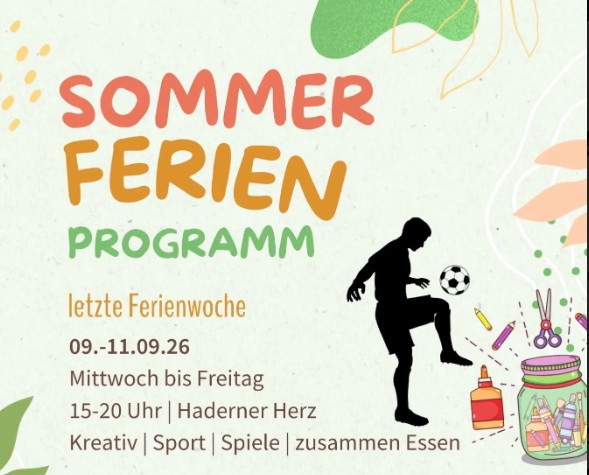 Sommerferienprogramm im Haderner Herz